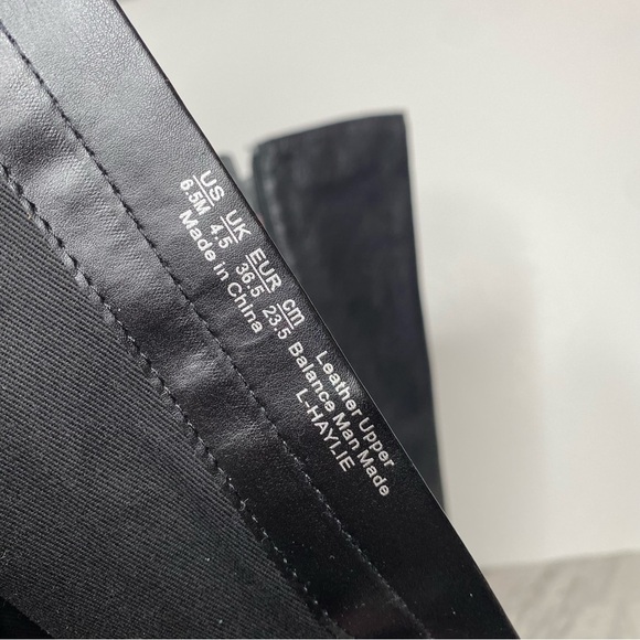 Franco Sarto Haylie Black Leather Tall Boot 6 1/2 - Picture 12 of 14